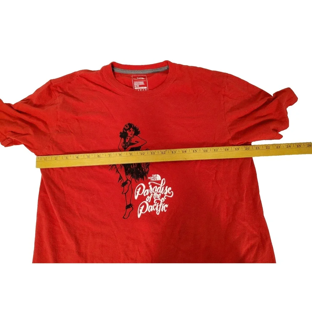 The North Face Mens‎ Medium Red T-Shirt Paradise of the Pacific